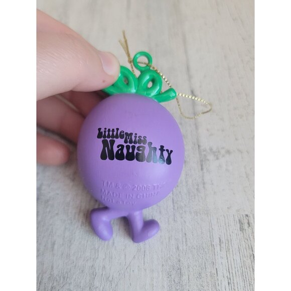 Little miss naughty purple ornament‎ Xmas vintage - Picture 4 of 6